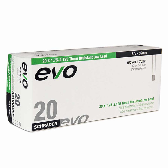 EVO, Thorn Resistant inner tube, 32mm, 20x1.75-2.125 Schrader Valve.