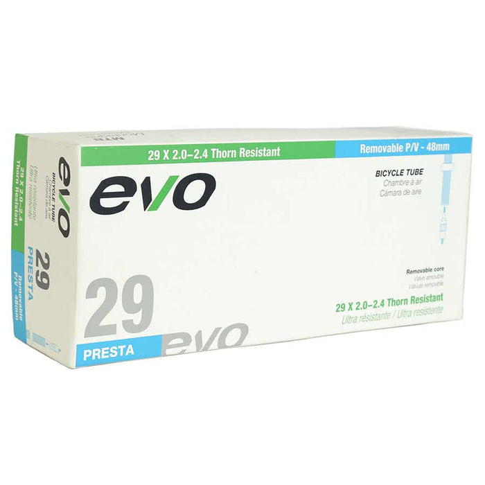 EVO, Thorn Resistant/Removable Core, Inner tube, Presta Valve, 48mm, 29x2.00-2.40