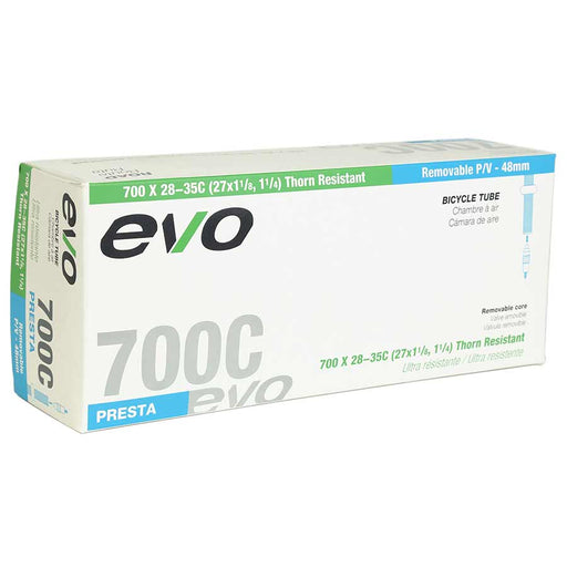 EVO, Thorn Resistant/Removable Core, Inner tube, Presta Valve, 48mm, 700x28-35C