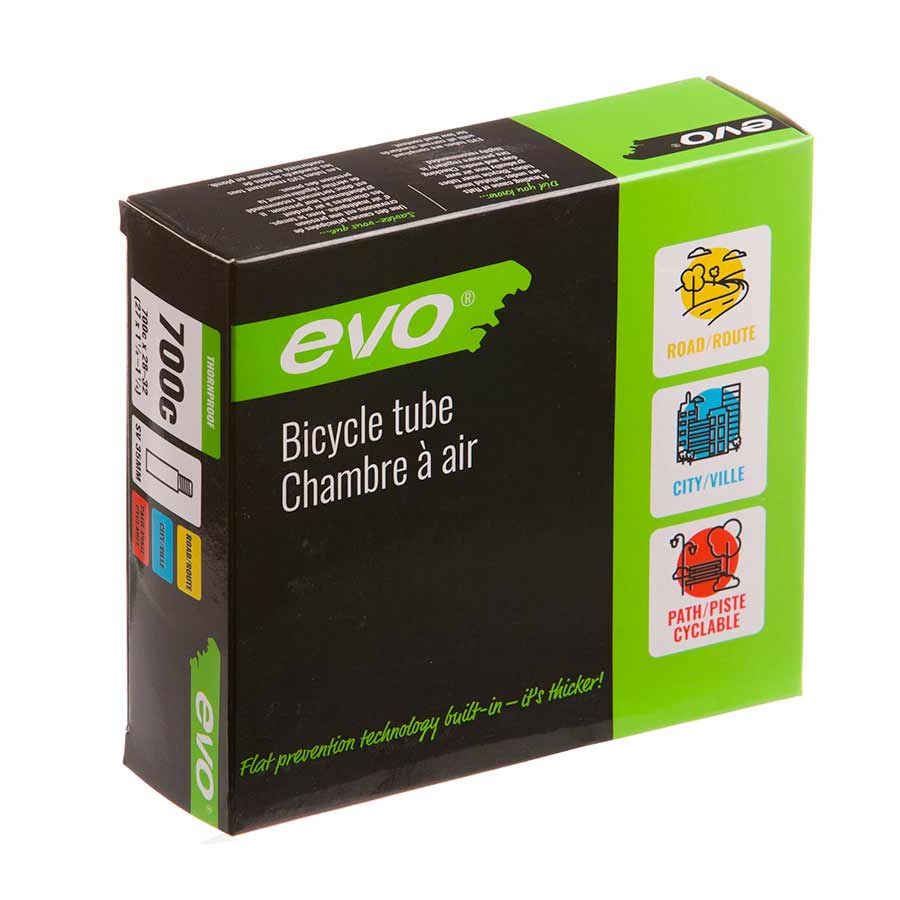 EVO, Heavy Duty, Tube, Schrader, Length: 35mm, 700C, 28-32C