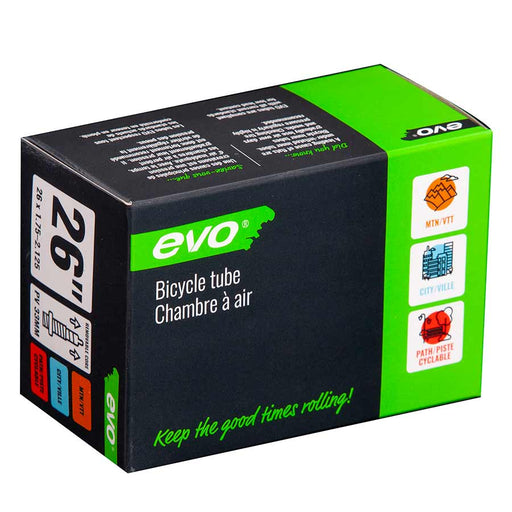 EVO, Presta, Tube, Presta, Length: 33mm, 26'', 1.75-2.125