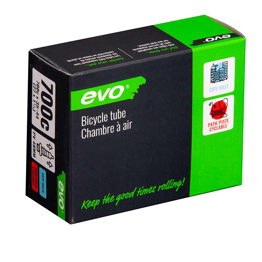 EVO, Presta, Tube, Presta, Length: 33mm, 700C, 35-44C