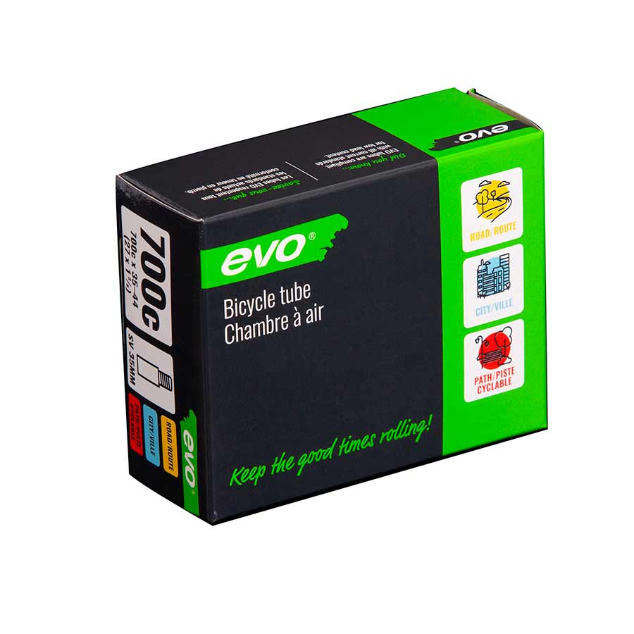 EVO, Schrader, Tube, Schrader, Length: 35mm, 700C, 35-44C