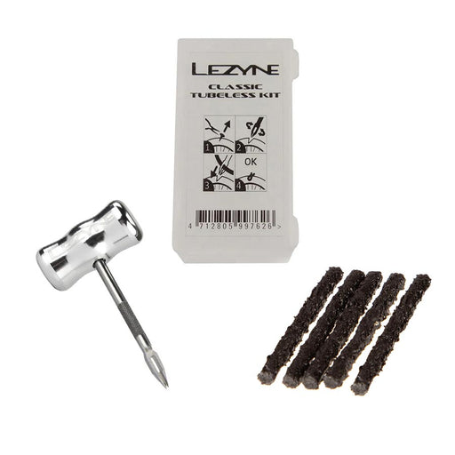 Lezyne, Classic Tubeless Kit, Tubeless repair kit, includes tool and 5 plugs