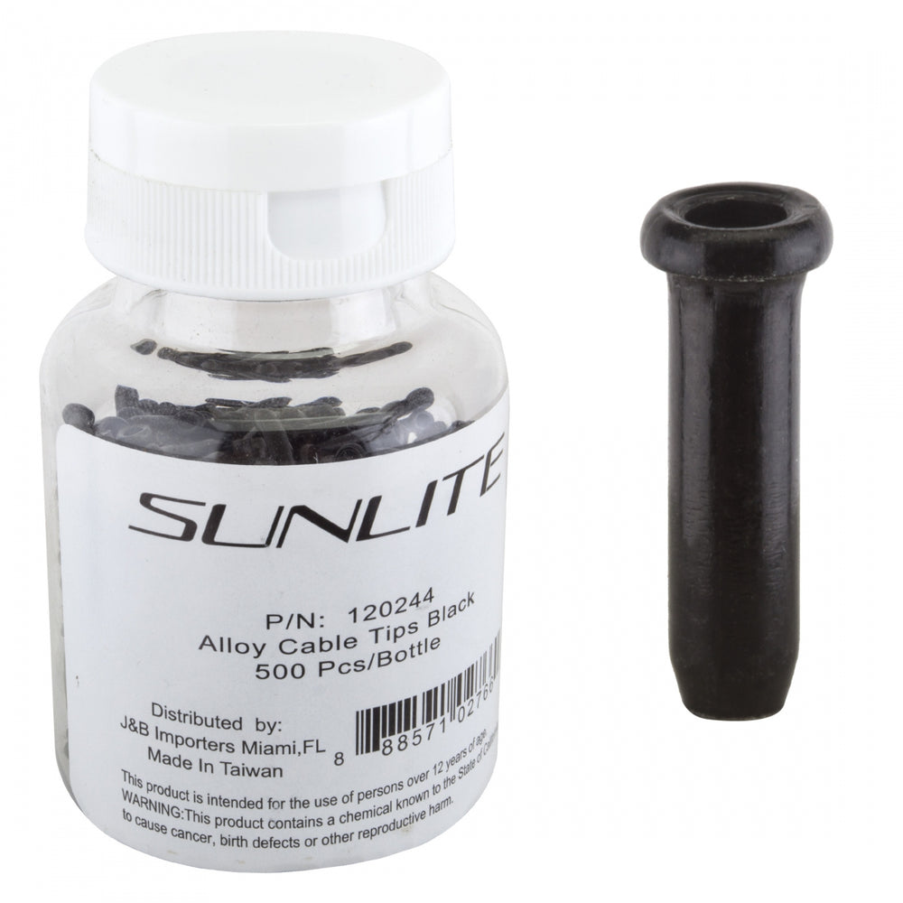 SUNLITE Cable Tips CABLE TIP SUNLT ALY BK BTLof500