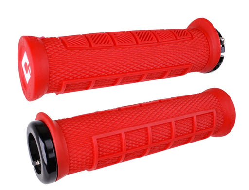 ODI Elite Pro Lock On Grips Burnt Red Black