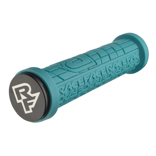 Race Face Grippler Lock-On Grips, (30mm) Turquoise
