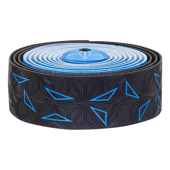 Supacaz Super Sticky Kush Bar Tape, Starfade Black and Blue