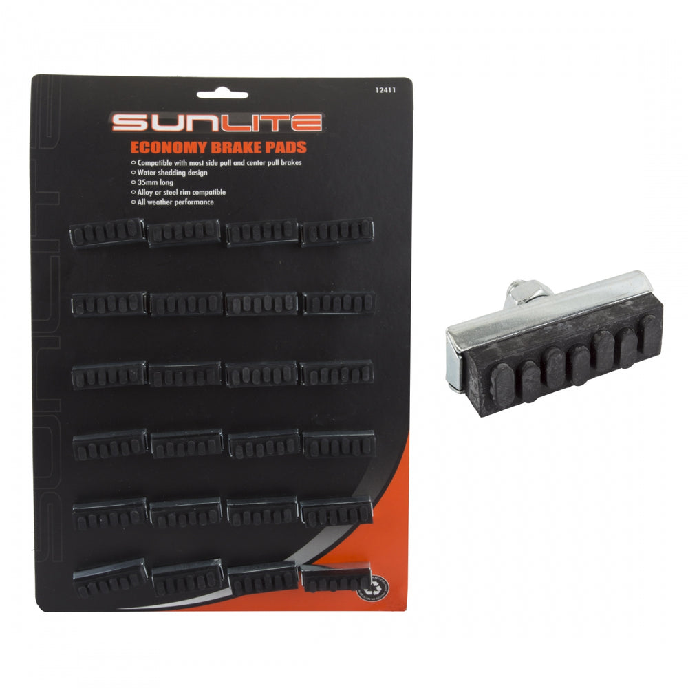 SUNLITE Economy Brake Pads Sunlite Black Brake Pads