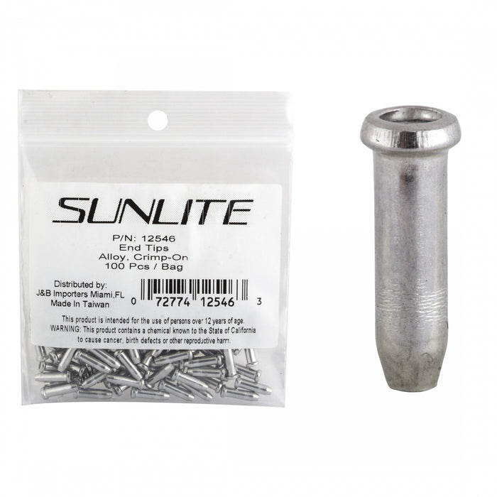 Cable Tip SUNLITE Cable Tips CABLE TIP SUNLT ALY SL BGof100 — Send It Bikes
