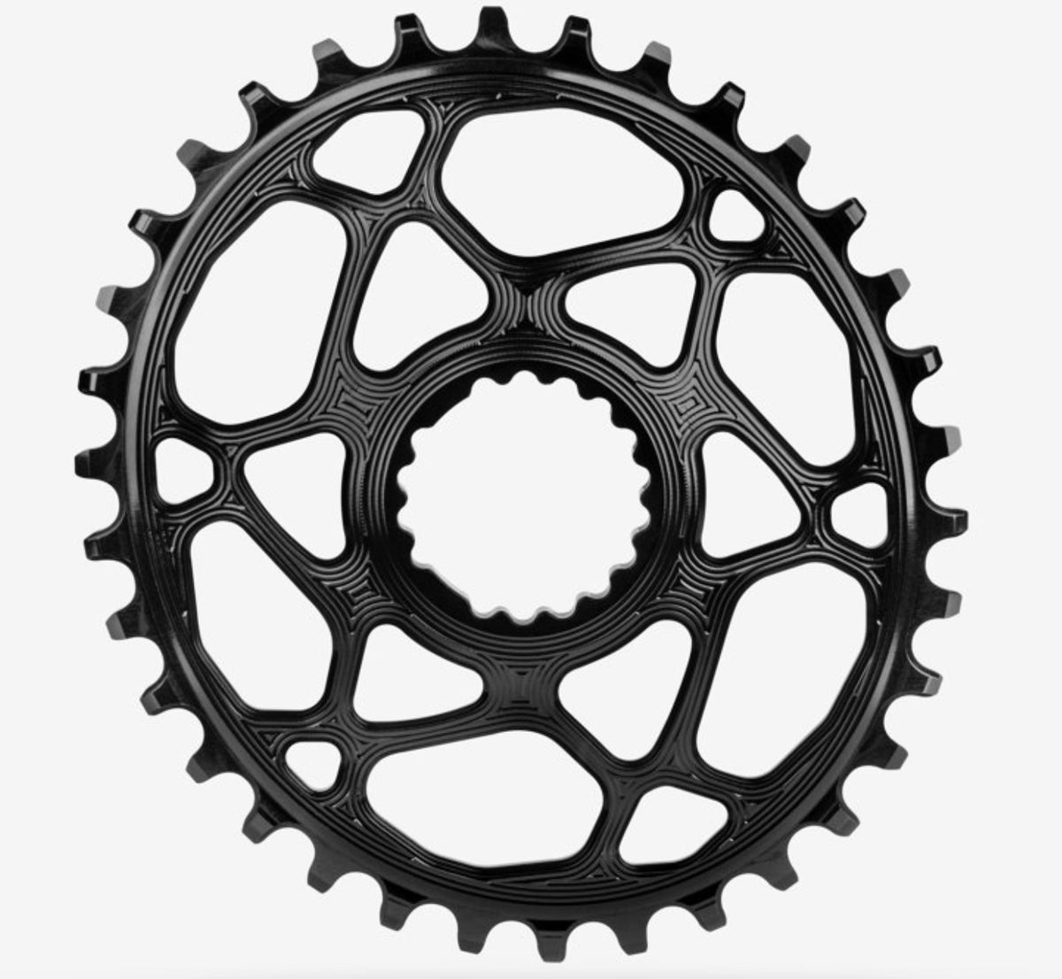 absoluteBLACK Cannondale Hollowgram DM oval ring, 32T - Black — Send It ...