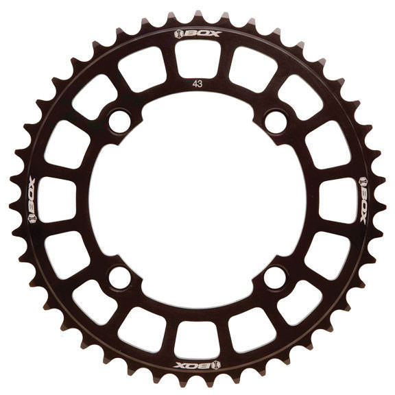 BOX Cosine chainring, 104BCD x 38t - black