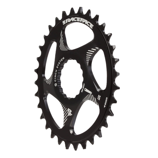 Race Face Narrow Wide Oval Chainring: Direct Mount CINCH 32t Black