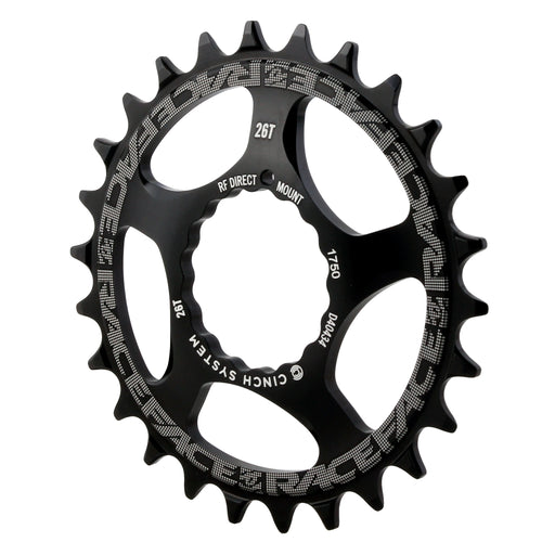 Race Face Narrow Wide Chainring: Direct Mount CINCH 26t Black
