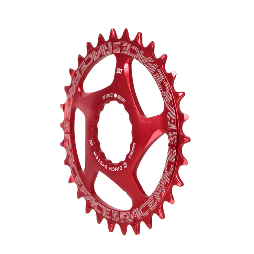 Race Face Narrow Wide Chainring: Direct Mount CINCH 30t Red