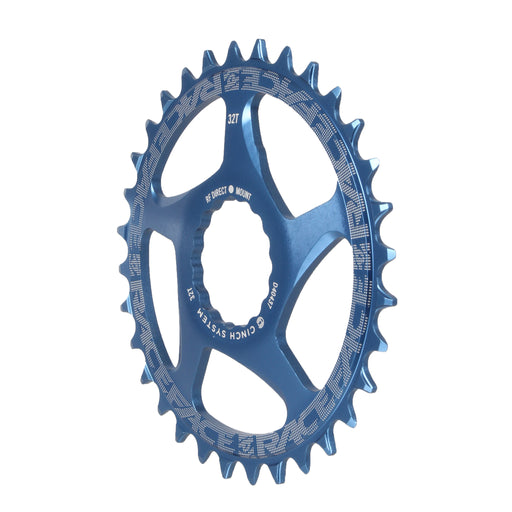Race Face Narrow Wide Chainring: Direct Mount CINCH 32t Blue