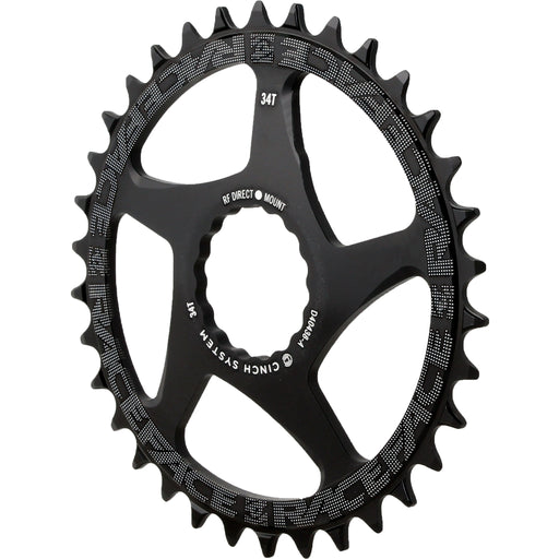 Race Face Narrow Wide Chainring: Direct Mount CINCH 34t Black