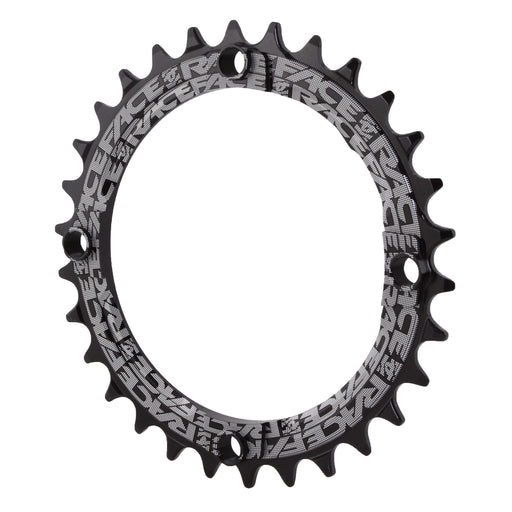 Race Face Narrow Wide Chainring: 104mm BCD 30t Black