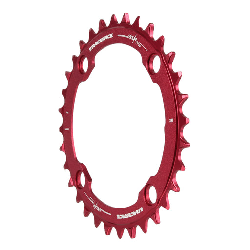 Race Face Narrow Wide Chainring: 104mm BCD 32t Red