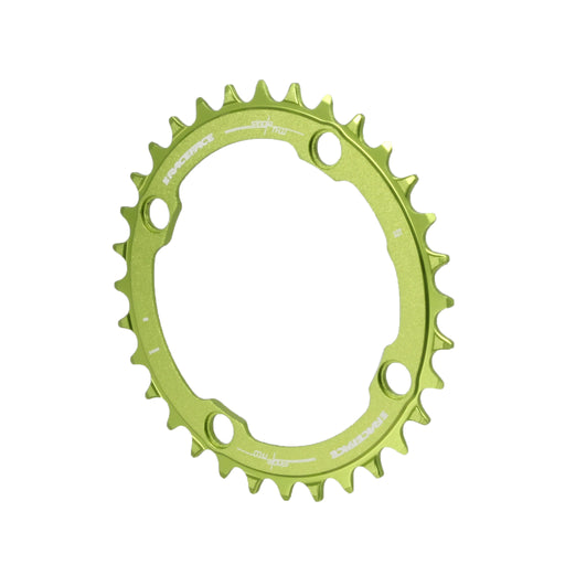 Race Face Narrow Wide Chainring: 104mm BCD 32t Green