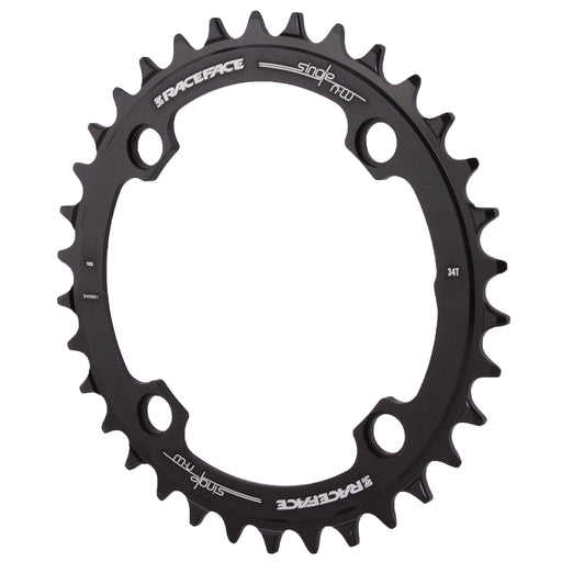 Race Face Narrow Wide Chainring: 104mm BCD 34t Black
