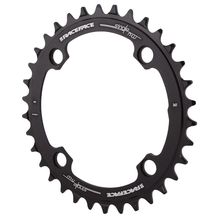 Race Face Narrow Wide Chainring: 104mm BCD 34t Black