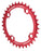 Race Face Narrow Wide Chainring: 104mm BCD 34t Red