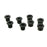 Race Face Steel outer chainring bolts, set/8 - black