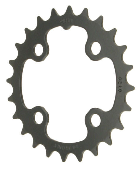 TruVativ Trushift 24T x 64mm Black Chainring Steel