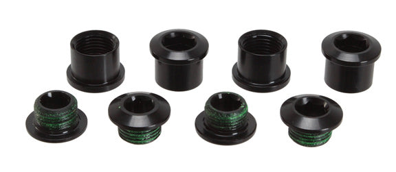 SRAM X01 Four Arm Chainring Bolt Kit Black