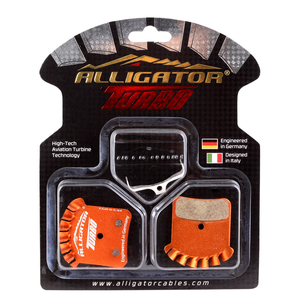Alligator Turbo disc pads, Shimano Saint M810/820, Zee M640