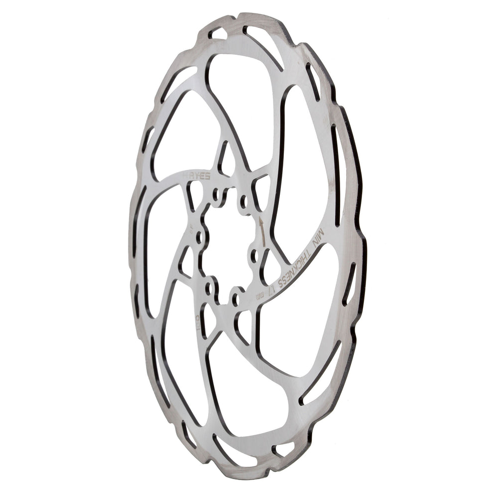 Hayes D-Series 6-Bolt 180mm Rotor with mounting bolts