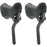 Tektro RL340 drop levers, black/black