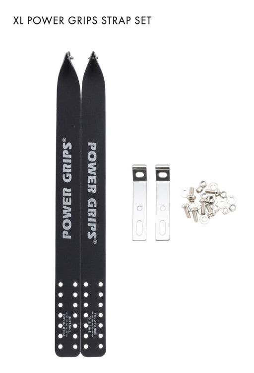 Power Grips XL strap set, black  pr