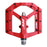 HT Pedals ME03 Evo platform pedals, CrMo - matte red
