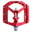 HT Pedals AE03 Evo platform pedals, CrMo - red