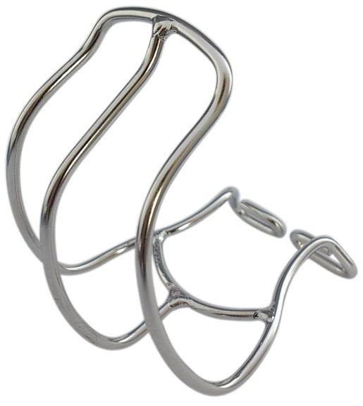 MKS Half Cage clips, steel - large