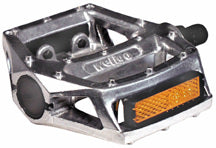 Wellgo 313 pedals, 9/16" - silver