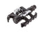 Wellgo C099 clipless/cage pedals, black
