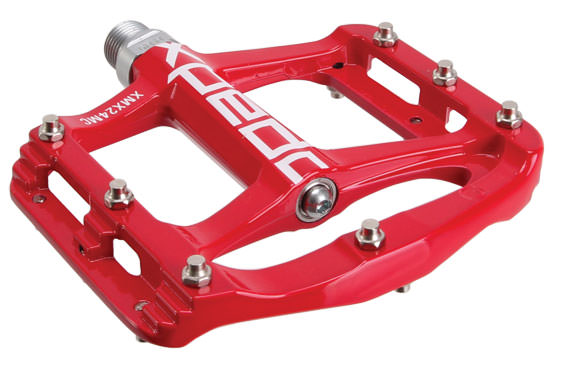 Xpedo SPRY platform pedals, red 9/16" Spindle