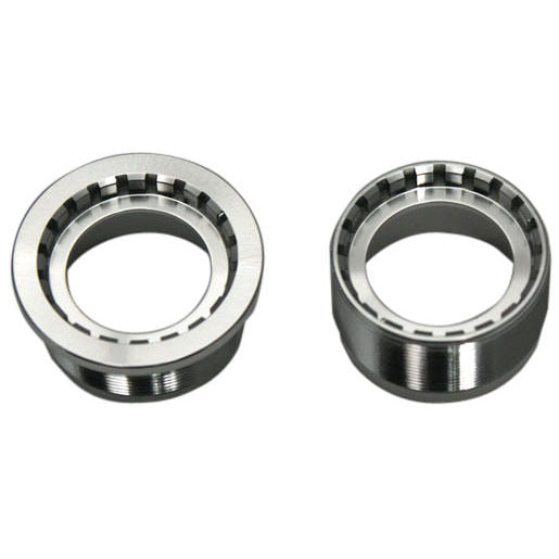 Interloc Racing Design Alloy bottom bracket cups, French - pair