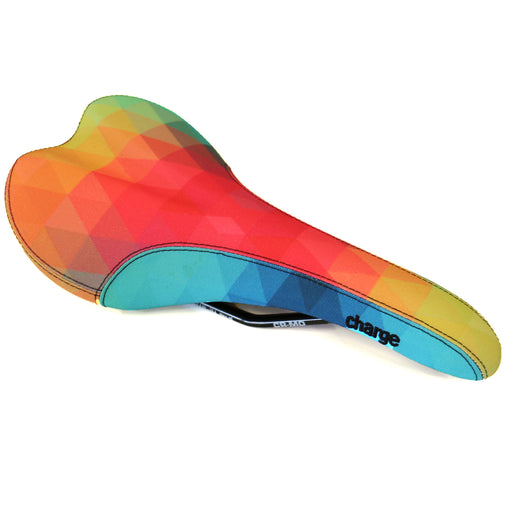 Charge Bikes Spoon saddle, CrMo - Geo (Rainbow) Colors