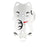 Portland Design Works The Lucky Cat cage bottle cage, white