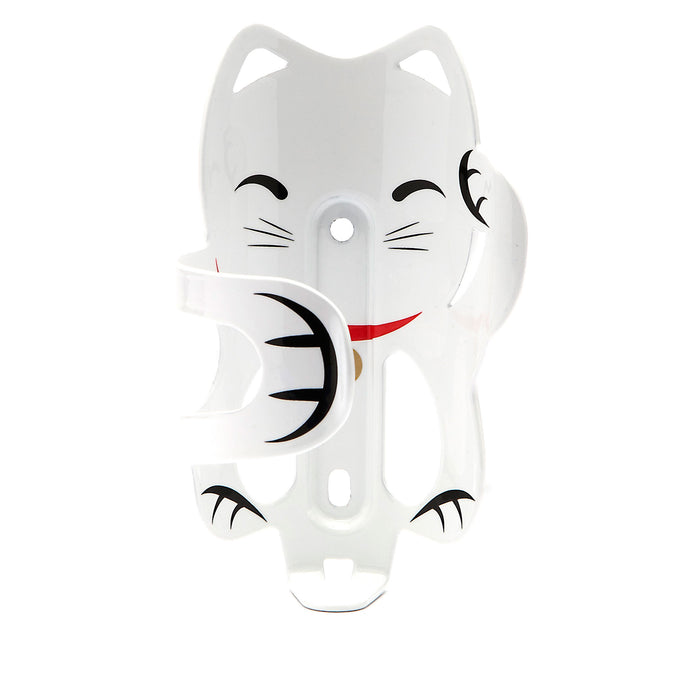 Portland Design Works The Lucky Cat cage bottle cage, white