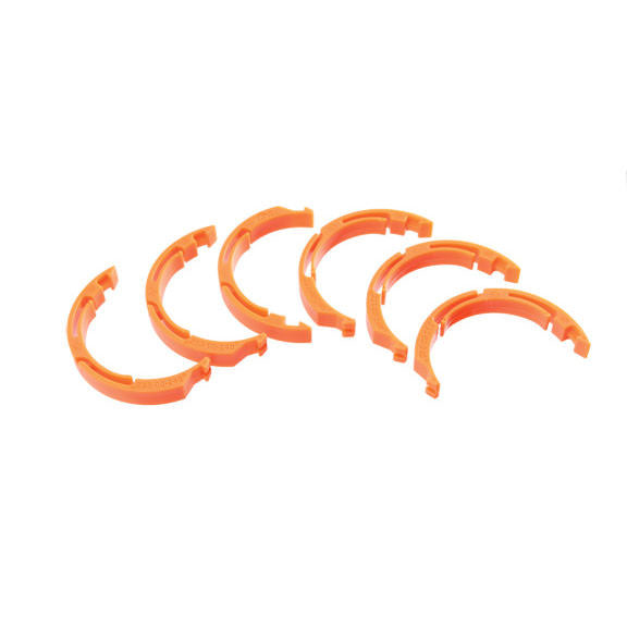 Fox Float X2 Volume Spacer Kit 3 Pairs: Clip-in Plastic 0.25 803-01-139