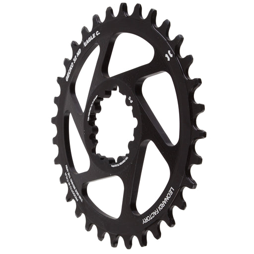 Leonardi Gecko Spiderless Boost Direct Mount Ring, 32T - Black