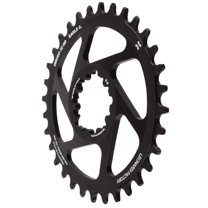 Leonardi Gecko Spiderless Boost Direct Mount Ring, 32T - Black