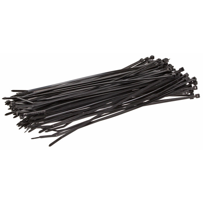 Wheels Manufacturing Zip Ties: Black 200 x 2.5mm : 100ct
