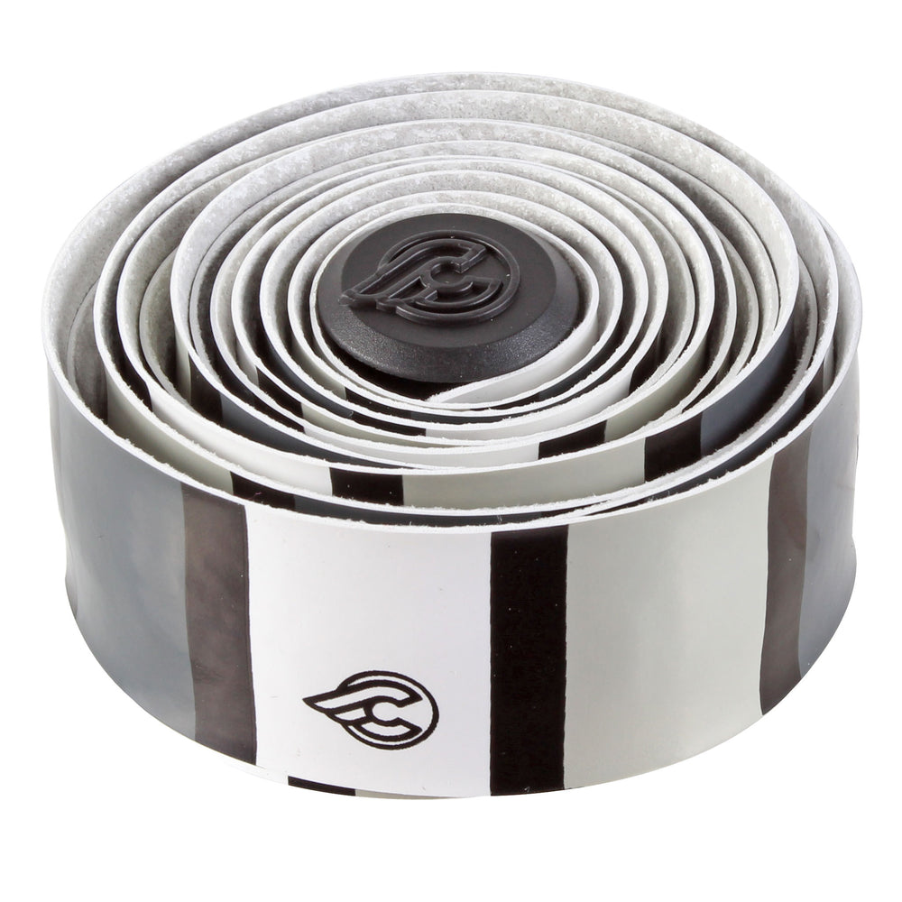 Cinelli Volee Handlebar Tape, Square, White/Black/Grey