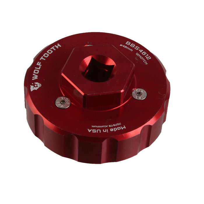 Wolf Tooth Components BB Socket Insert (46mm Cup, 12-Notch) for BB Wrench